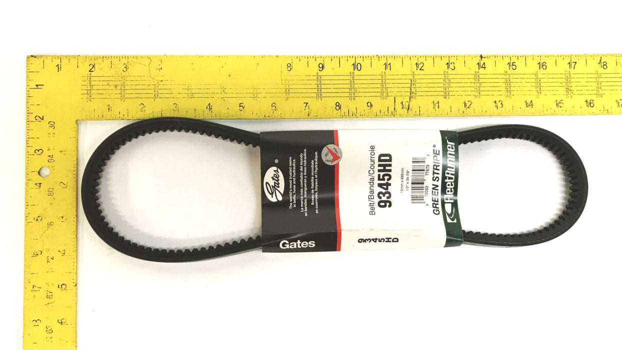 Car Quest/Gates Green Stripe 1/2" x 34-7/8" Drive Belt 9345HD [Lot of 3] NOS