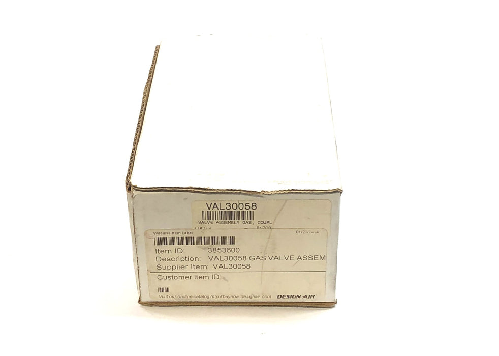 Lochinvar / Ebmpapst Gas Valve Assembly With Gasket VAL30058 (VAL20100) NOS