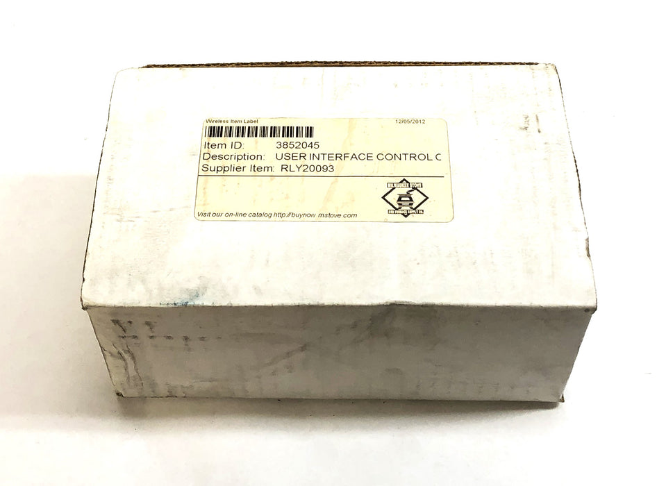 Lochinvar User Interface Control Board RLY20093 (3852045) NOS