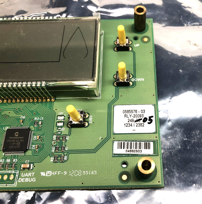 Lochinvar User Interface Control Board RLY20093 (3852045) NOS