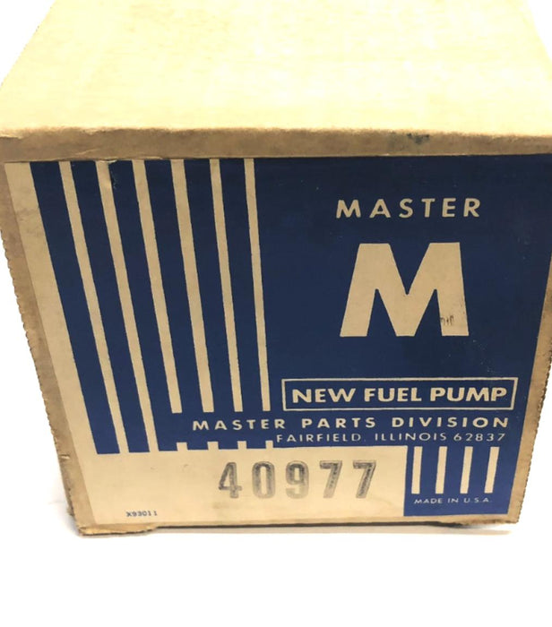 Master Mechanical Fuel Pump 40977 NOS