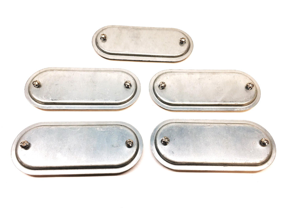 Cooper Crouse-Hinds Obround 2In (53) 425B Form 7 Body Cover 670 [Lot of 5] NOS