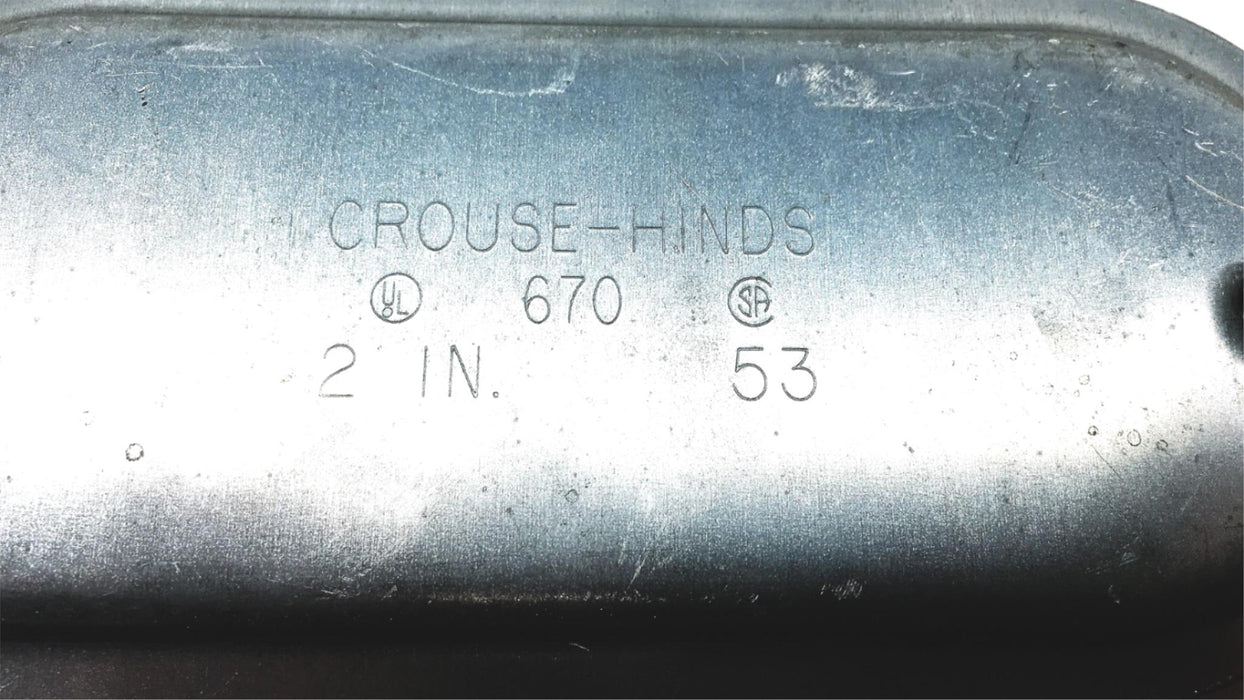 Cooper Crouse-Hinds Obround 2In (53) 425B Form 7 Body Cover 670 [Lot of 5] NOS