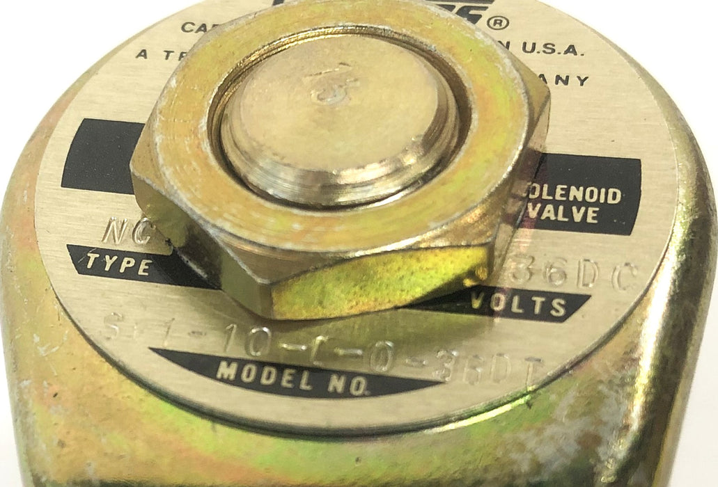 Vickers Type NC 36VDC Solenoid Valve SV1-10-C-0-36DT NOS