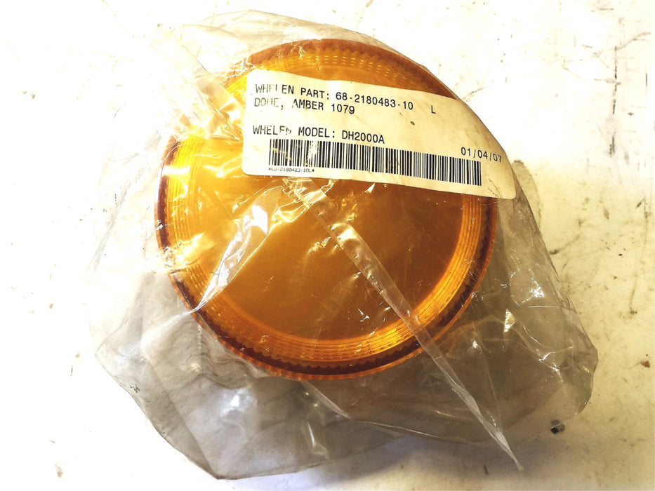 Whelen High Dome Amber Lens DH2000A NOS