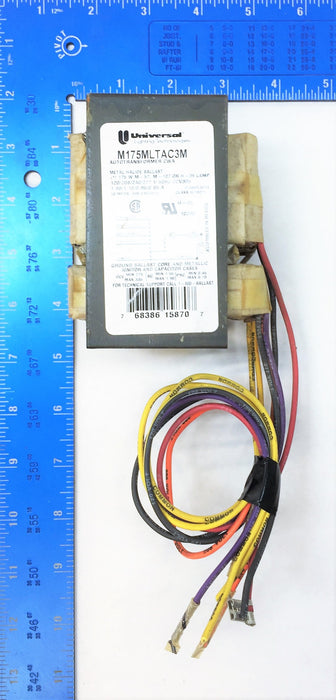 UNIVERSAL Metal Halide Ballast M175MLTAC3M-500K USED