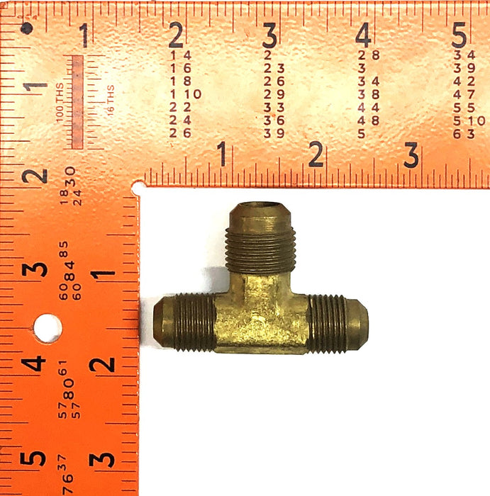 Unbranded 3/8" X 3/8" X 1/2" Refrigerant Branch Increasing Flare Tee TR2-68 NOS