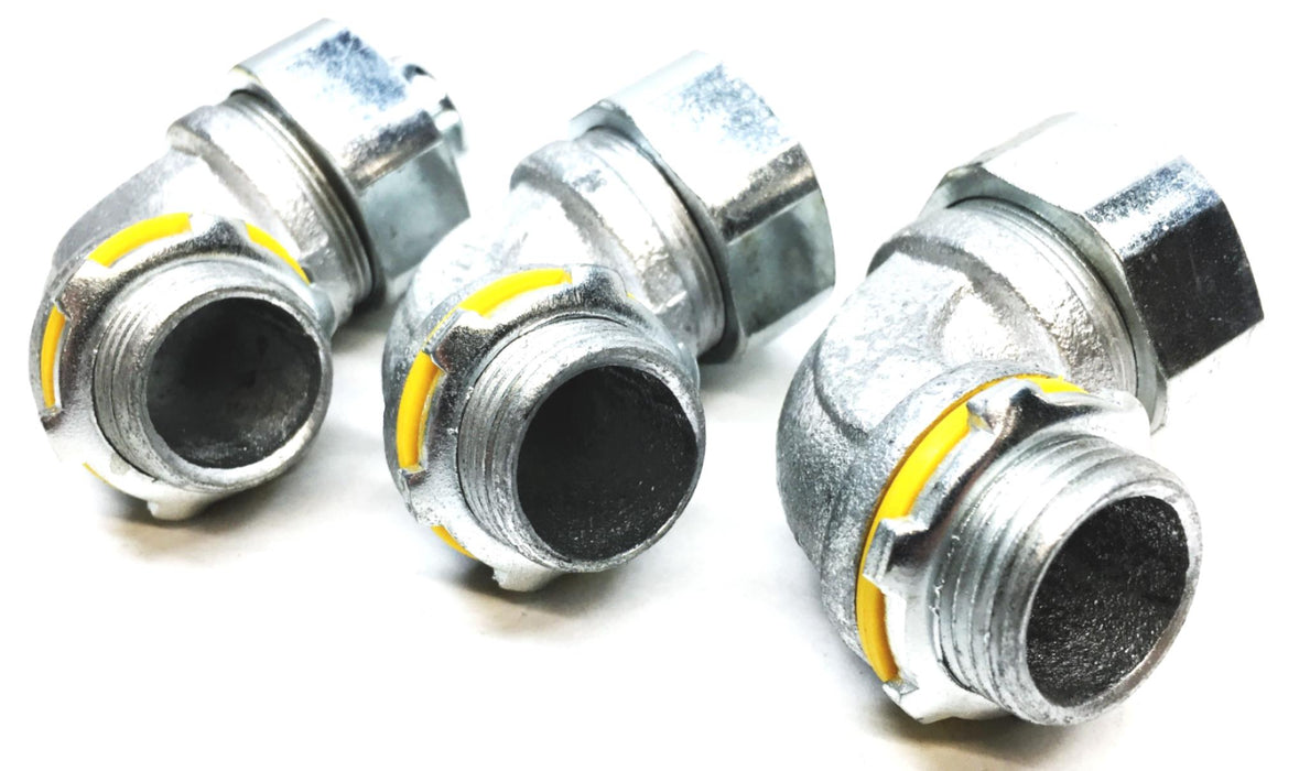 Cooper Crouse-Hinds 3/4In 90 Degree Angle Male Connector LT7590 [Lot of 3] NOS