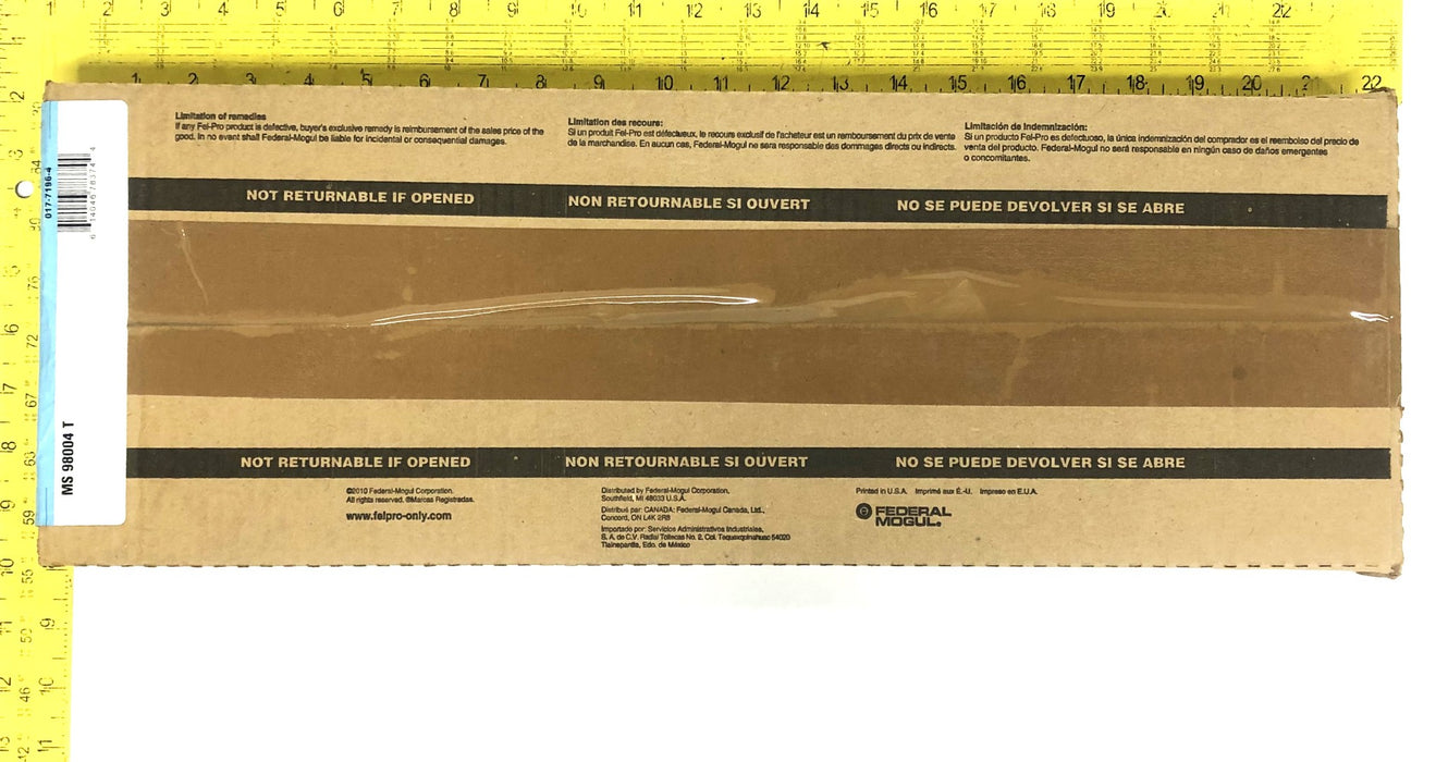 Fel-Pro Intake Manifold Gasket Set MS98004T NOS