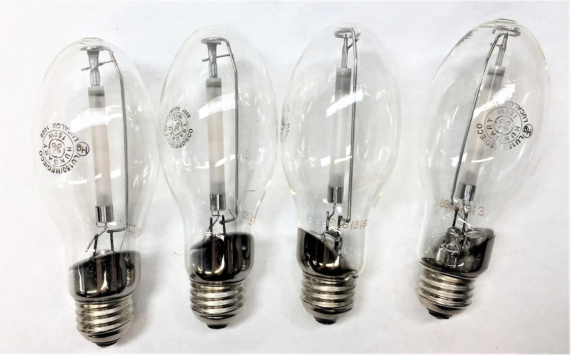 GENERAL ELECTRIC/GE 150W Lucalox S55 Medium Light Bulb S55 HPS [Lot of 4] NOS