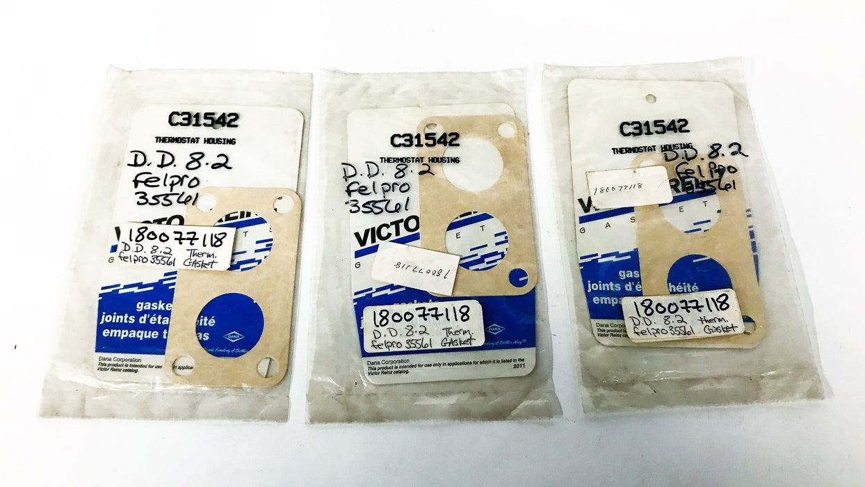Victor Reinz Thermostat Housing Gasket C31542 [Lot of 3] NOS