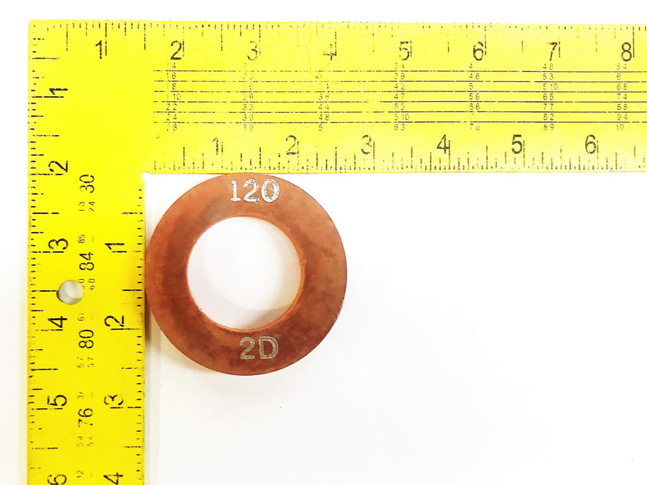 Unbranded 2-1/2" Red Steam Valve Seat Disc 120-2D [Lot of 5] NOS