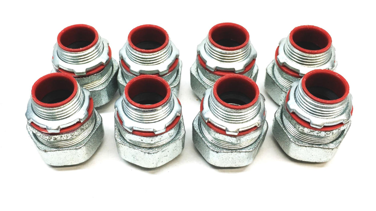 Unbranded 3/4 Inch Straight Male Connector [Lot of 8] NOS