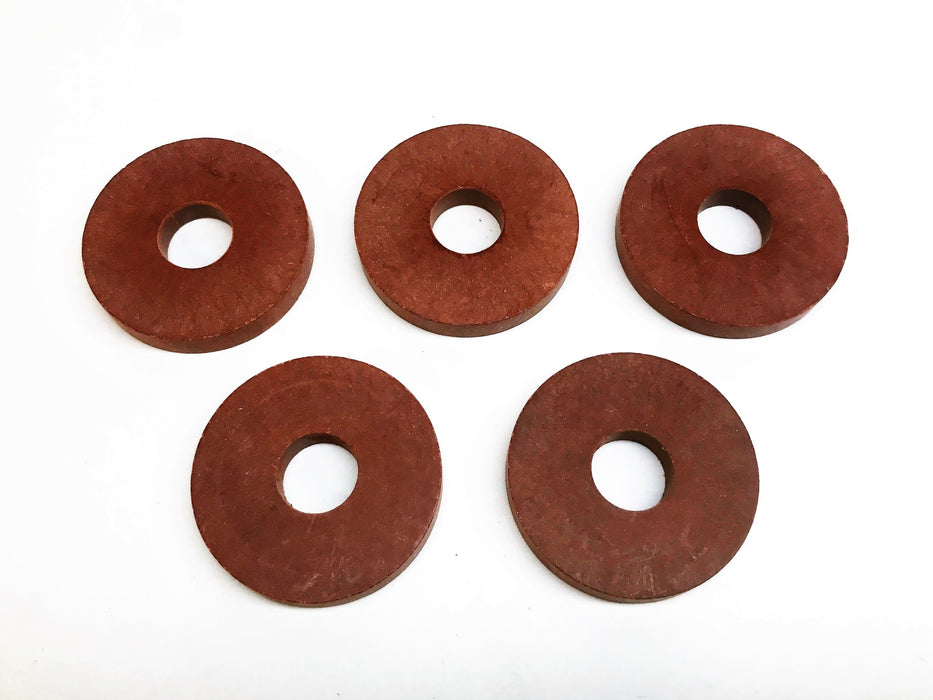 Unbranded 2-1/8" Red Steam Valve Seat Disc [Lot of 5] NOS