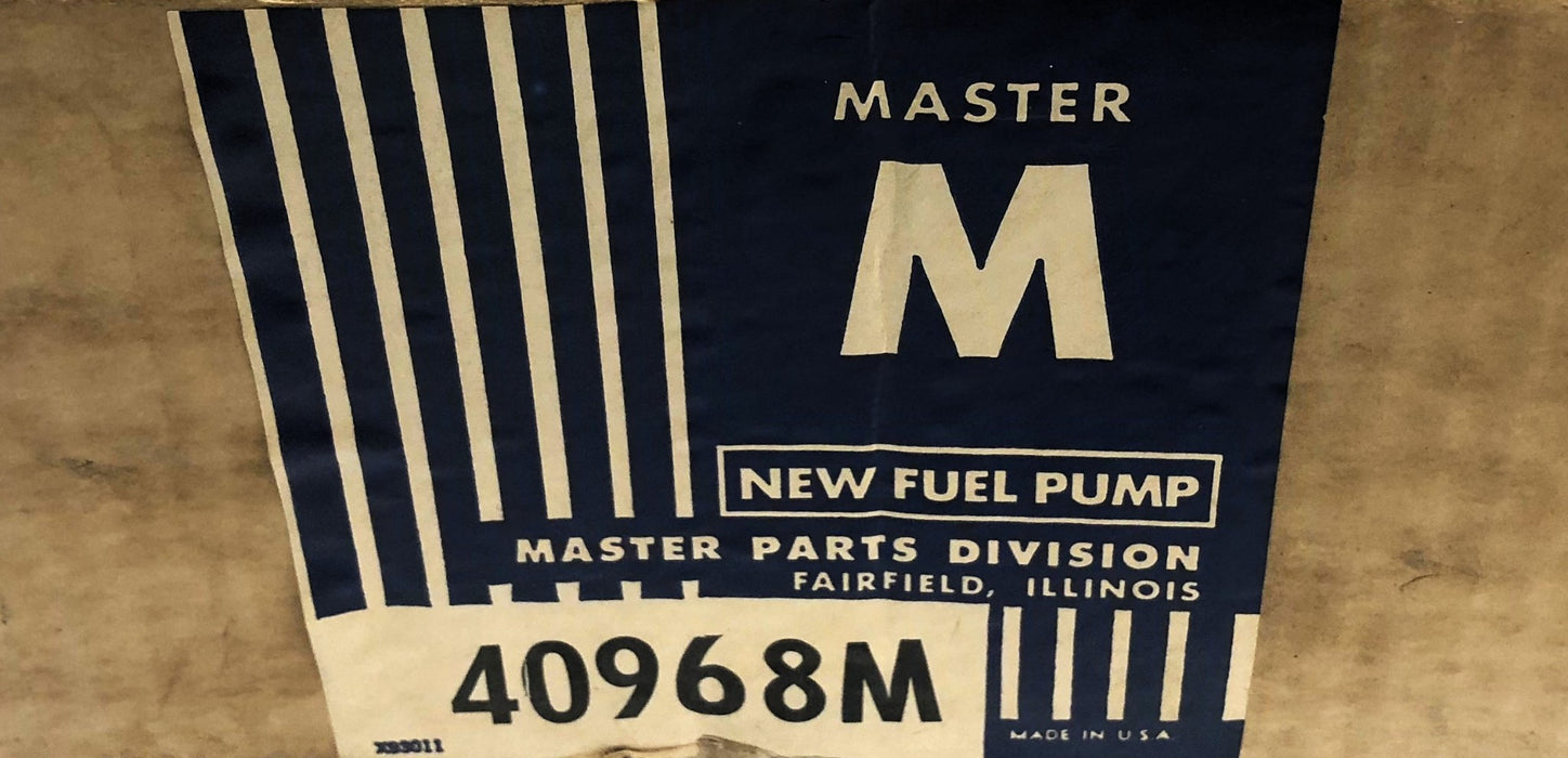 Master Fuel Pump 40968M NOS