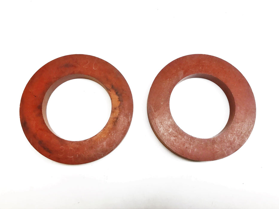Unbranded 4" Red Steam Valve Seat Disc 120-3D [Lot of 2] NOS