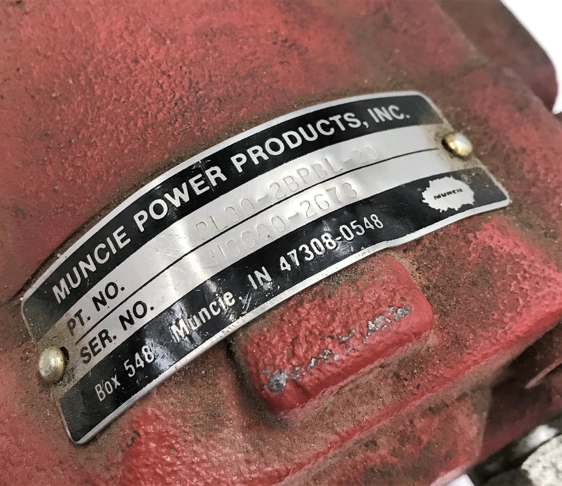 Muncie PTO Pump Assembly PL30-2BPBL-20