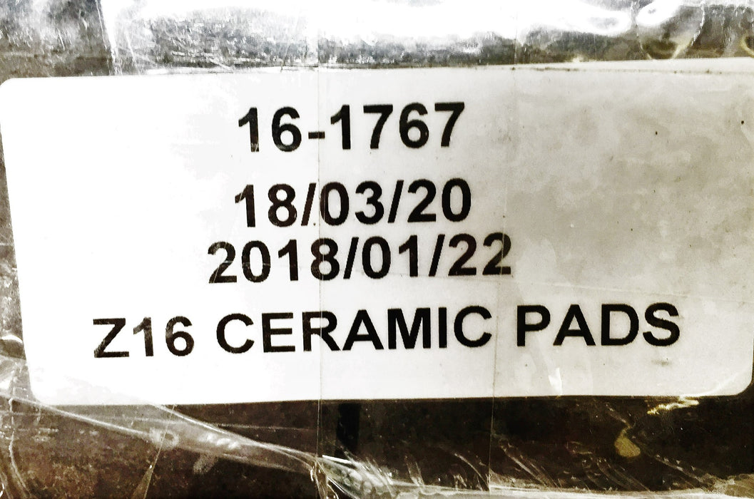 Unbranded Z16 Ceramic Brake Pads 16-1767 NOS