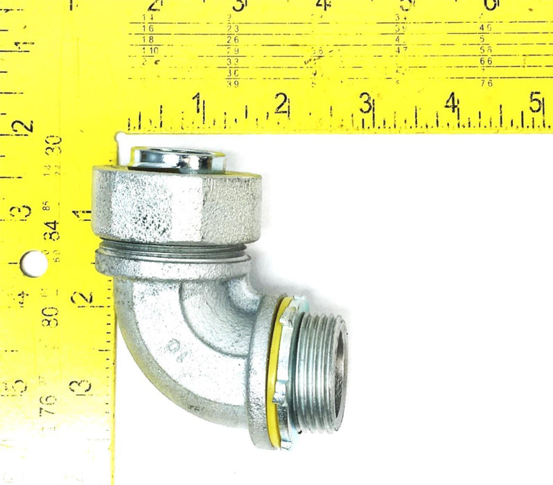 Cooper Crouse-Hinds 1in 90 Degree Angle Male Connector LT10090 [Lot of 9] NOS