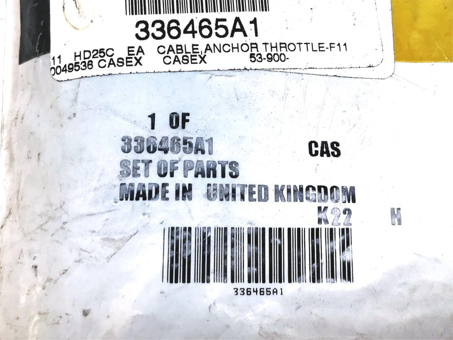 Cable Anchor Kit (for CNH) 336465A1 NOS