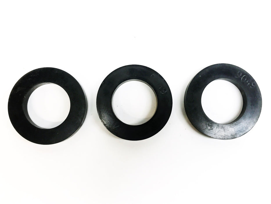 Unbranded 4" Black Steam Valve Seat Disc 9049-3V [Lot of 3] NOS