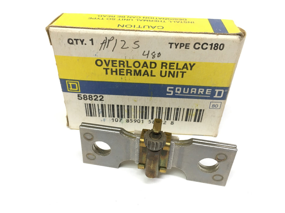 Square D CC180.0 Overload Relay Heater Element NEW