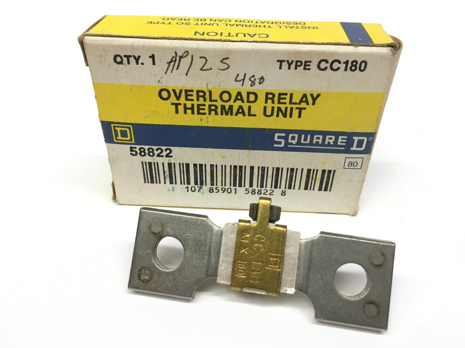 Square D CC180.0 Overload Relay Heater Element NEW