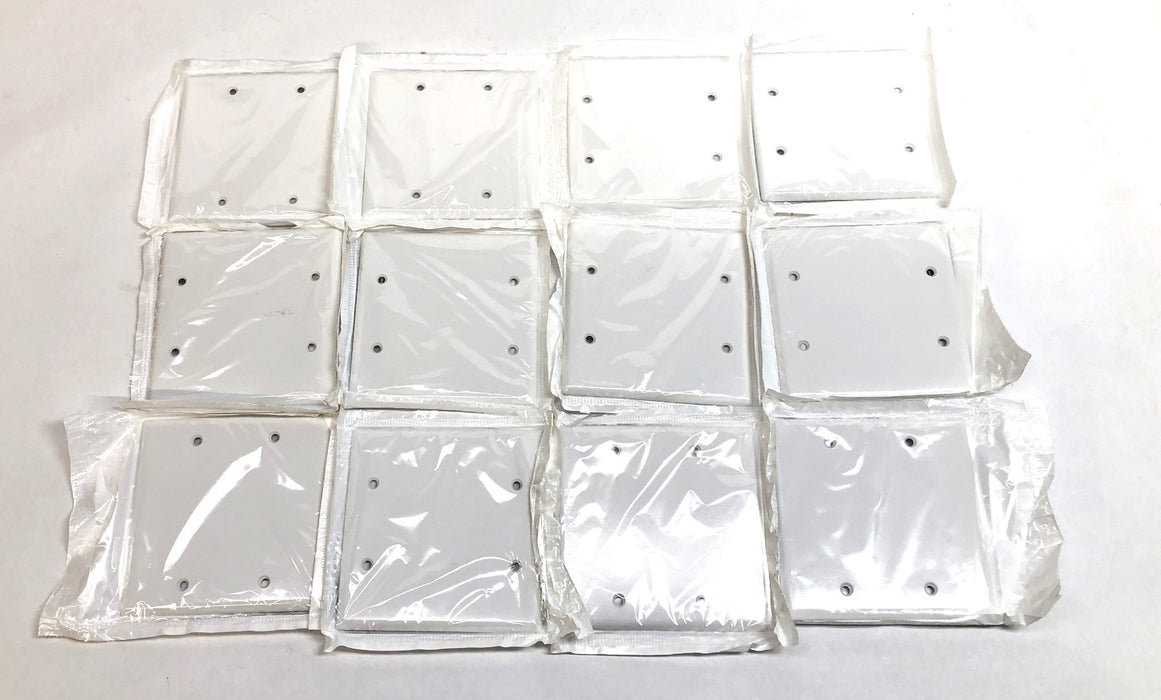 Leviton Standard White No Device Blank Wallplate 88025 (Lot of 12) NOS