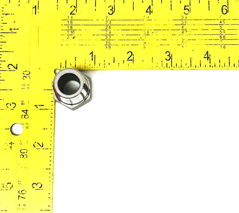 Unbranded 1/2 Inch 150 Hex Cap Reducing Bushing MB316 [Lot of 2] NOS