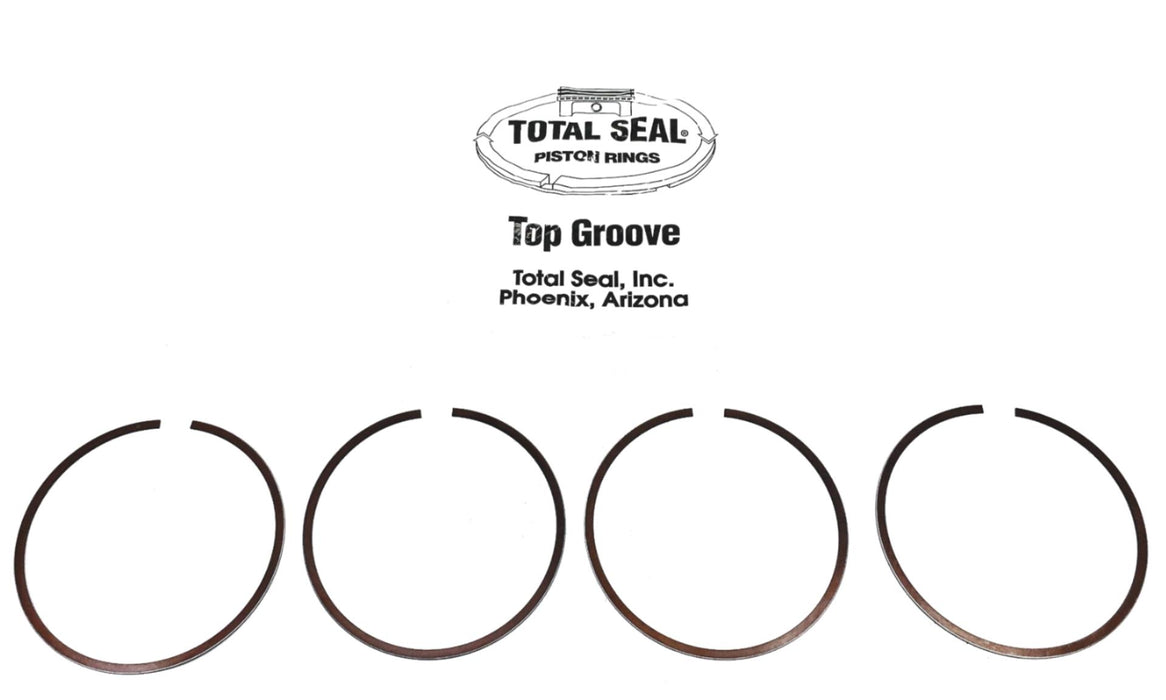 Total Seal 4 Piece Set 398WI 037000 0390 135 CRMSTETOP Piston Ring 000699 NOS