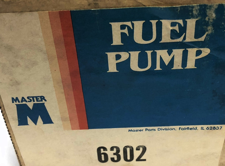Master Mechanical Fuel Pump 6302 NOS
