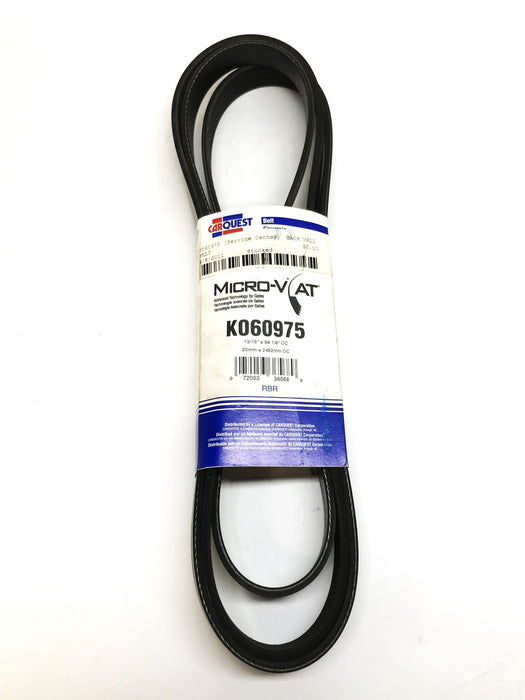 Car Quest/Gates 13/16" x 98-1/8" Micro-V Belt K060975 NOS