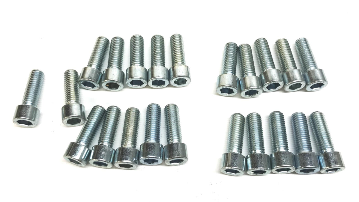 Unbranded 35mm x 12mm x 10mm Hex Socket Bolts 091738 [Lot of 22] NOS