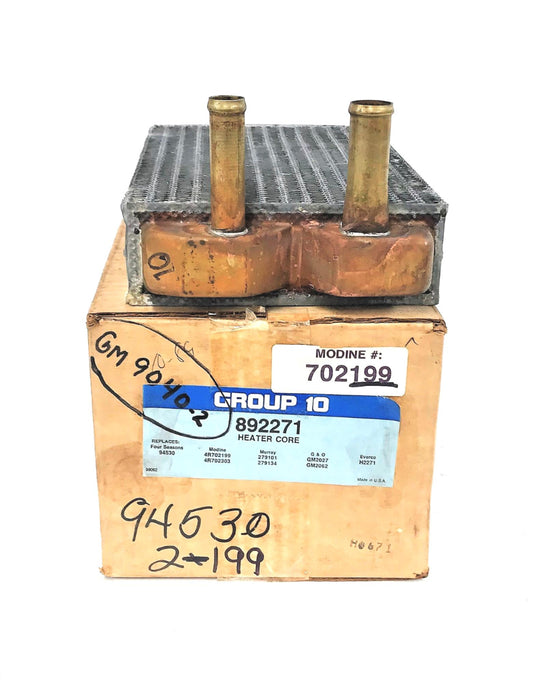 GROUP 10 HEATER CORE 892271 NOS