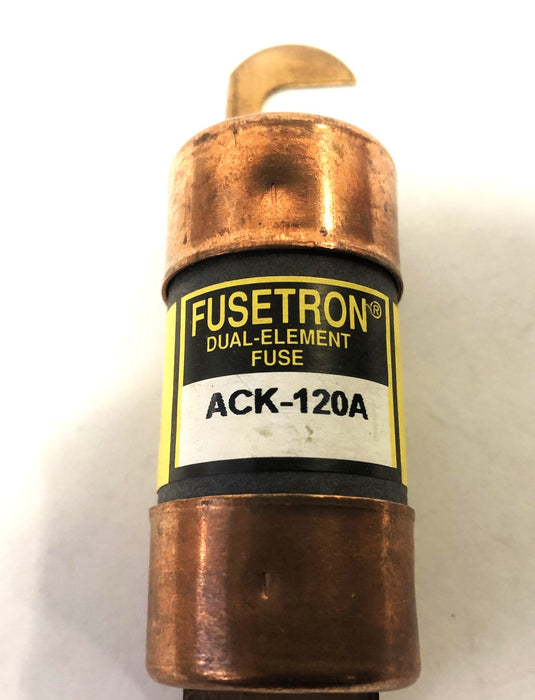 Bussmann Fusetron 72VDC Dual Element Fuse ACK-120A NOS