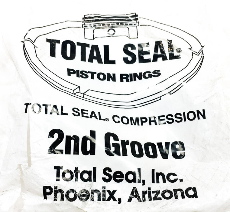 Total Seal Side Finish Second Groove Piston Ring 4.120 .0570 .155 [Lot of 4] NOS
