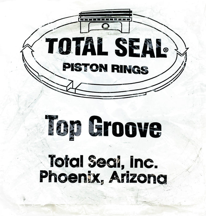 Total Seal 8 Piece Set Top Groove Piston Ring BR18PF182 NOS