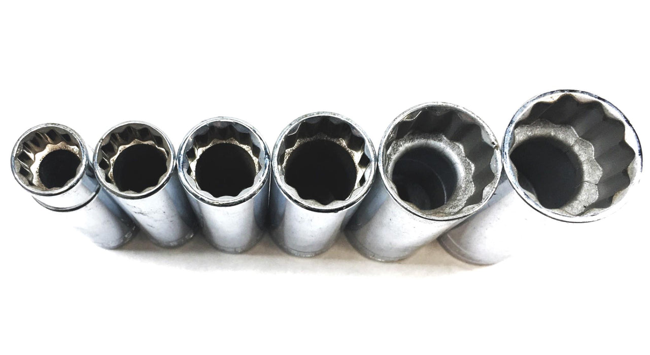SK 6 Piece 1/2 IN Drive Socket Set 40818 40820 40822 40826 40832 40836 NOS