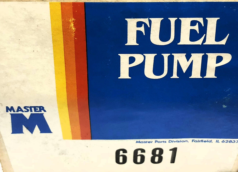 Master Fuel Pump 6681 NOS