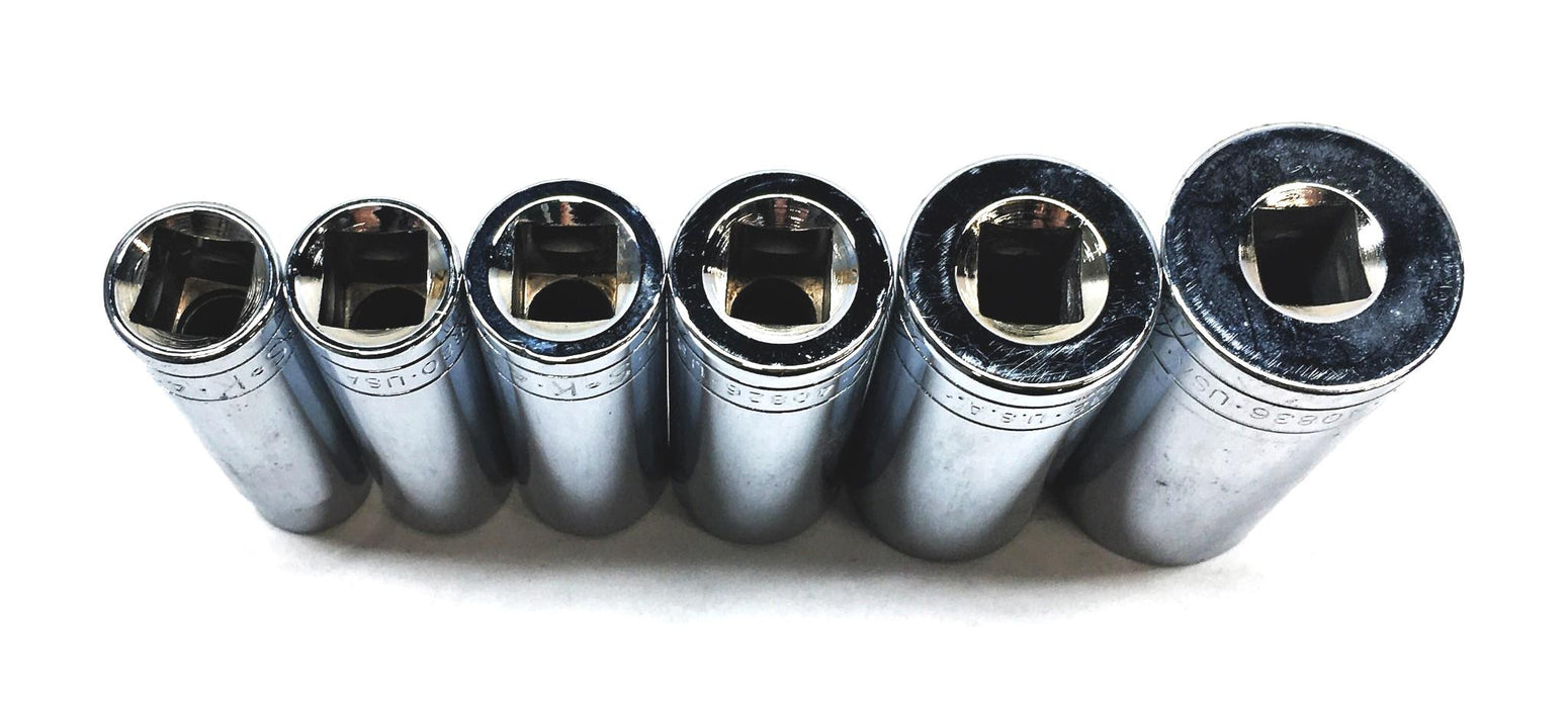 SK 6 Piece 1/2 IN Drive Socket Set 40818 40820 40822 40826 40832 40836 NOS