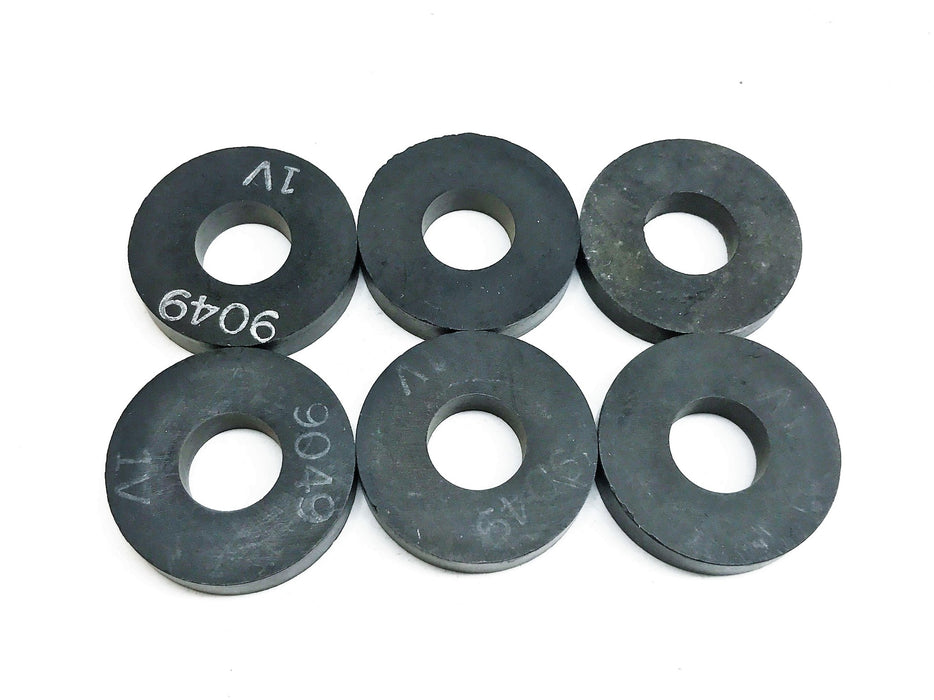 Unbranded 1-3/8" Black Steam Valve Seat Disc 9049-1V [Lot of 6] NOS
