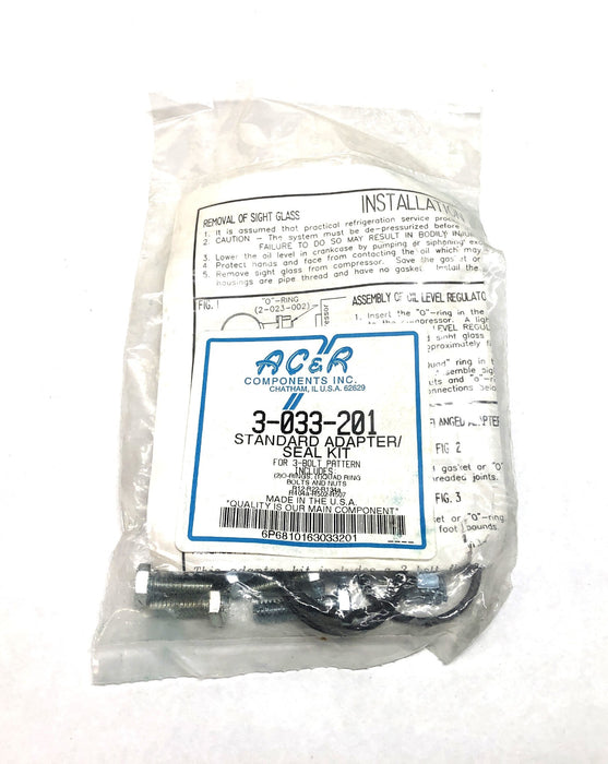 AC&R Components Single Port Adjustable Oil Level Regulator S-9133 NOS