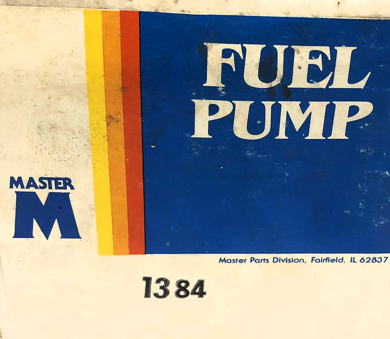 Master Mechanical Fuel Pump 1384 NOS