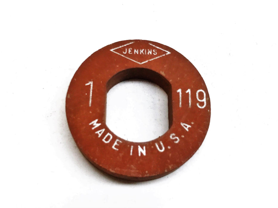 Jenkins 1" Red Steam Valve Seat Disc 119 [Lot of 8] NOS