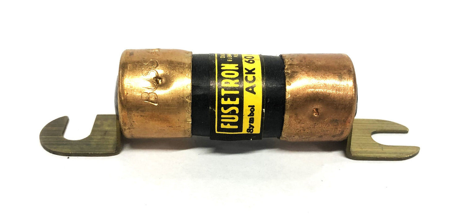 Bussmann Dual Element Fusetron Fuse ACK-60 [Lot of 2] NOS