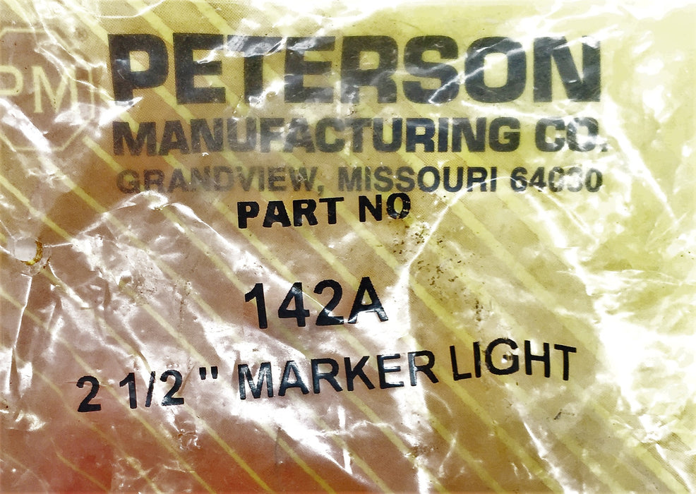 Peterson Amber Marker Light 142A [Lot of 4] NOS