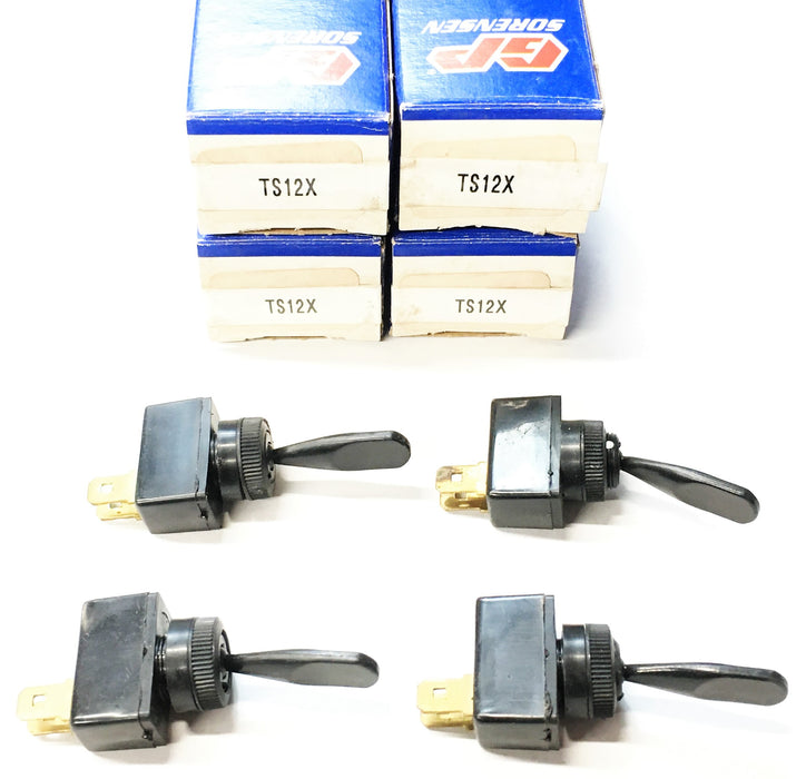 GP Sorensen Toggle Switch TS12X [Lot of 4] NOS