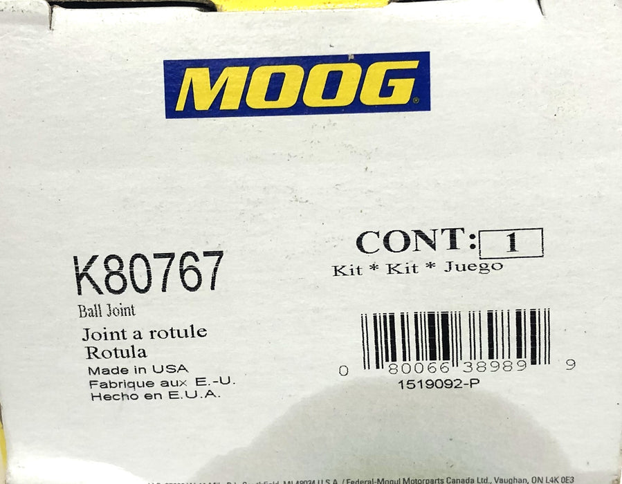 Moog Suspension Ball Joint K80767 NOS