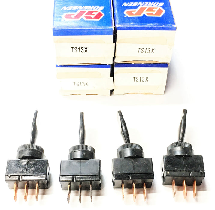 GP Sorensen Toggle Switch TS13X [Lot of 4] NOS