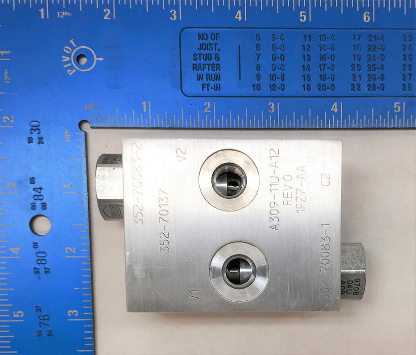 SUN HYDRAULICS Cargo Valve A309-11U-A12 NOS